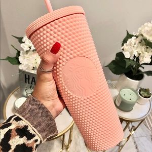 🎀 Starbucks Studded Cup - Matte Pink